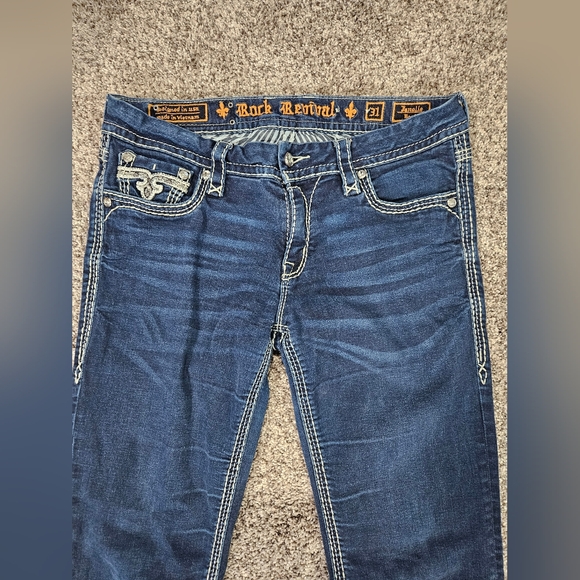 Rock Revival Dark Wash Bootcut Jeans - Picture 2 of 8